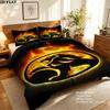 Holden Pattern Bedding Quilt Set Quilt Cover Pillowcase Home Birthday Gift(1 * duvet cover + 2 * pillowcase, without core)
