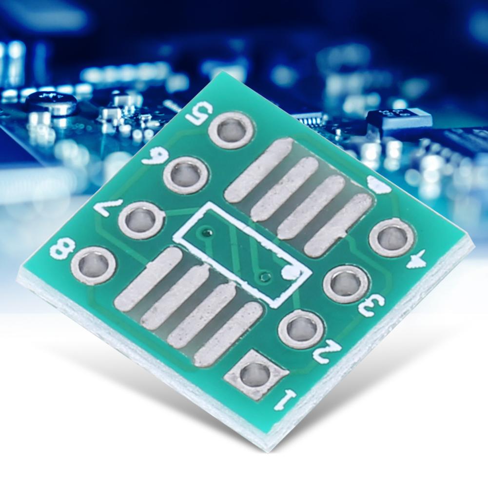 100PCs Adapter Board Converter Module Lightweight SOP8 SSOP8 To DIP8 TSSOP8 DIP SMD To Inline