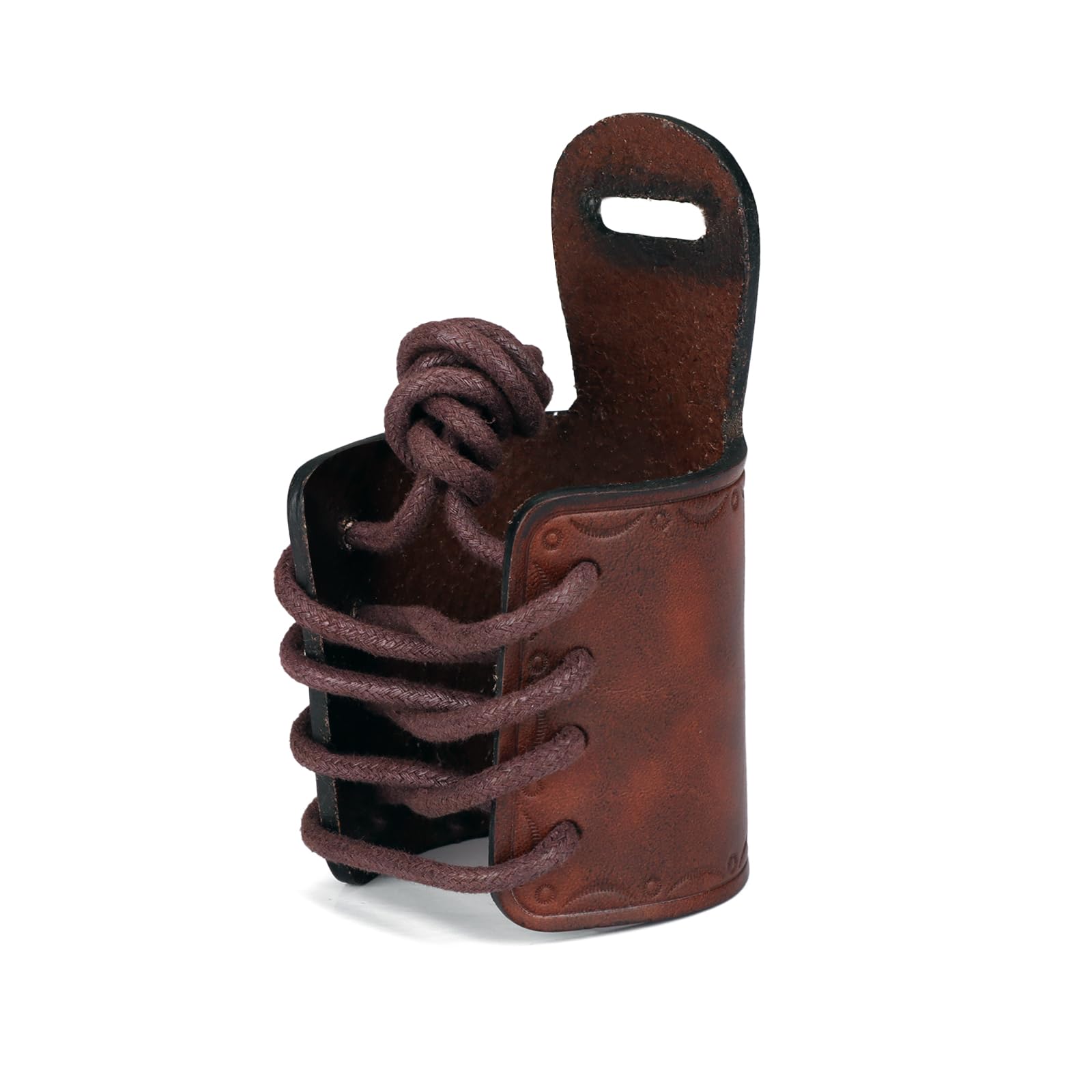 

TOURBON Adjustable Leather Gun Sling Loop Holster Barrel Sling No Drilling Required Adapter,