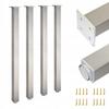 4 X Leg 60x60 | H - 1100 Mm | Inox