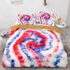 Tie Dye Duvet Cover Set Boho Psychedelic Bedding Set for Boys Girls Teens Bohemian Gypsy Full Comforter Cover Exotic Spiral