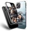 Otters, Wild Animals Phone Case For Iphone 16E 15 Pro 14 Plus 17E 16 17 Pro Max Air 11 12 13 Mini Shockproof Capa Cute Cover