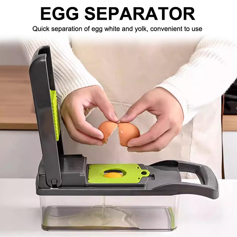 Multifunctional Vegetable Chopper - 16 In 1 Food Chopper With 8 Blades
