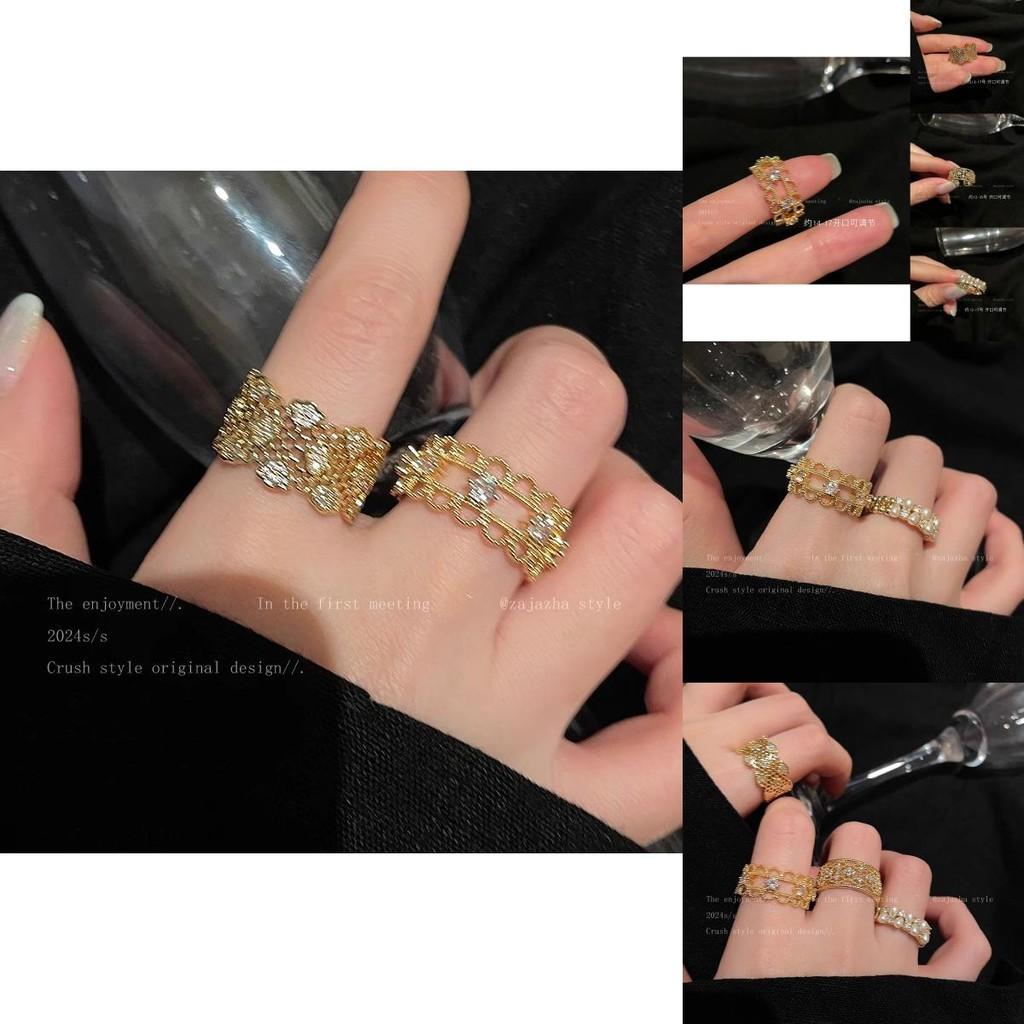 Stylish And Versatile Hollowed Flower Ring Perfect For Everyday Wear In 2024