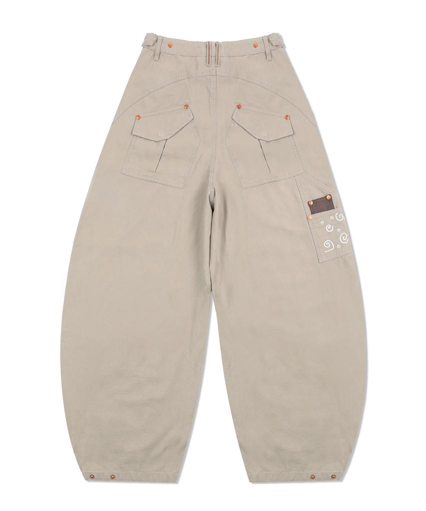 RuNaKi'Hu' Wxp082 Shiori Double Knee Balloon Pants (Beige)