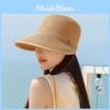 Breathable Straw Sun Hat With Wide Brim For Outdoor Travel And Uv Sunblock