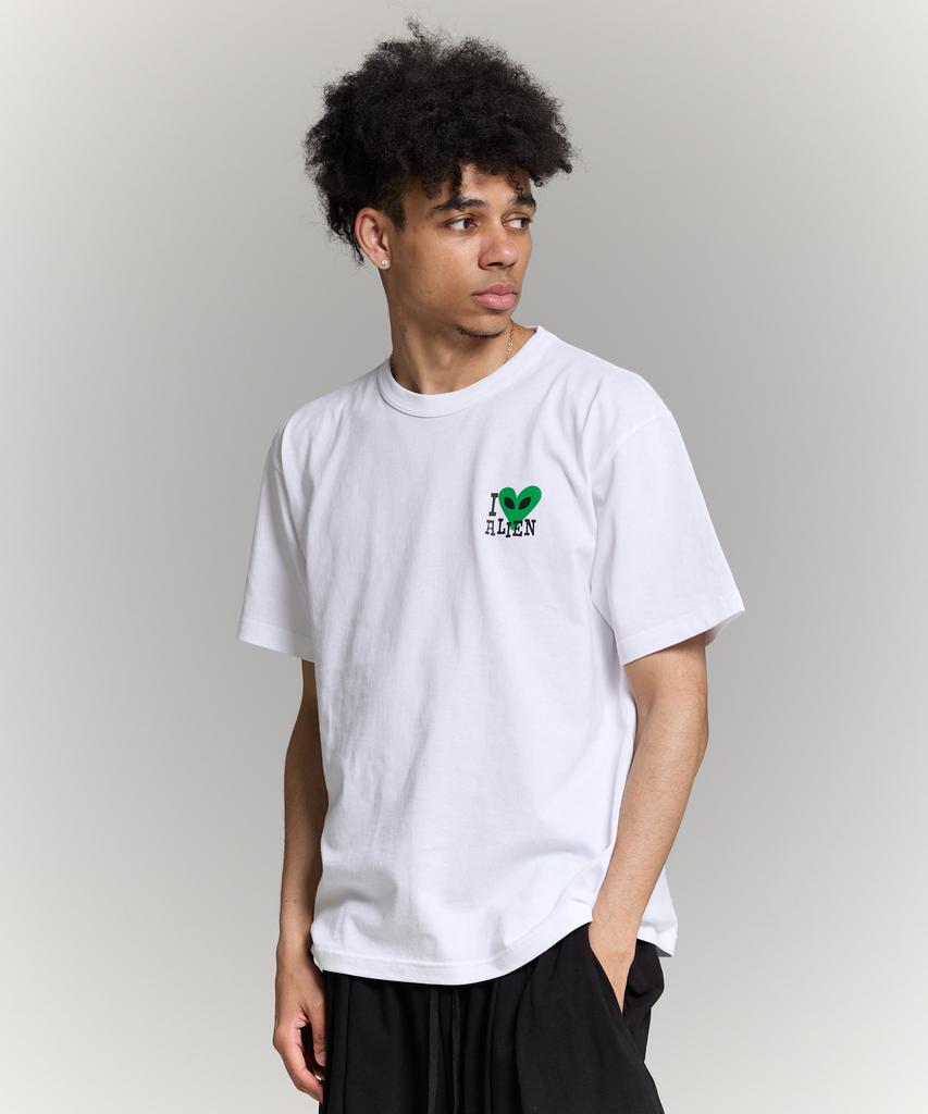 PHILIPPAKER Lovelyon Small Logo Short Sleeve T-Shirt White