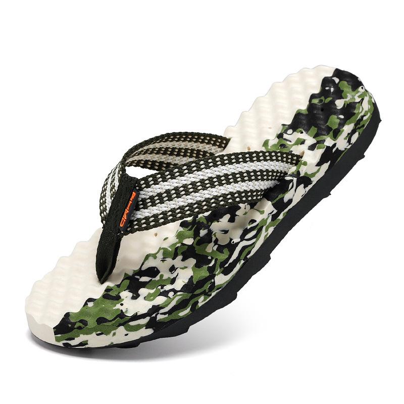 Men s Summer Beach Sandals - Soft Sole, Large Size 47, Outdoor Fashion Flip-Flops 46