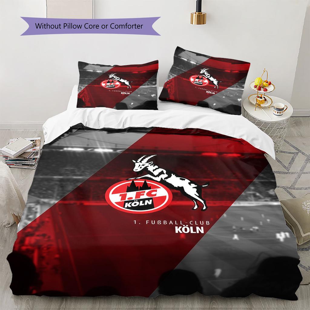 Set Copripiumino Trapuntato Köln Federa Decorazione Casa Regalo di Compleanno (1 * copripiumino + 2 * federa, senza nucleo)