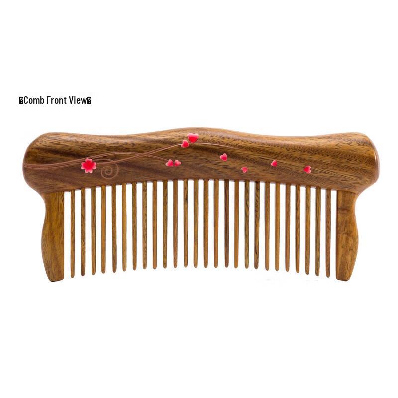 Подарочный набор деревянных гребней Tan Mujiang с инкрустацией