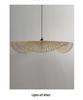 Japanese Style Bamboo Woven Pendant Light for Restaurant, Hotel, B&B, and Hallway Decor