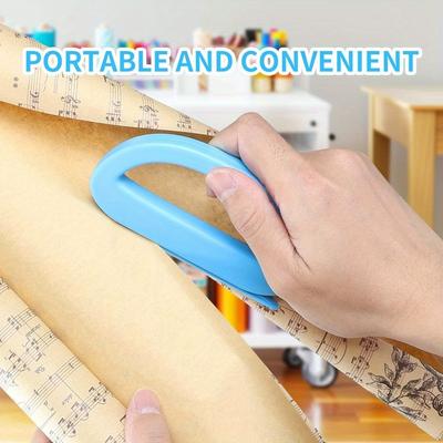 Gift Wrapping Paper Cutter, Handmade DIY Cutting Tool - Suitable for Office/Christmas/Halloween,a Portable Sliding Paper Trimmer