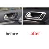 Fit For Volkswagen Tiguan 2010-2016 Inner Door Handle Cover Trim 4PCS Silver ABS