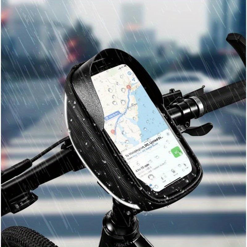 1pc New Bike Bag Bike Mountain Bag Cell Phone Touch Screen Waterproof Storage Bag Removable Bag