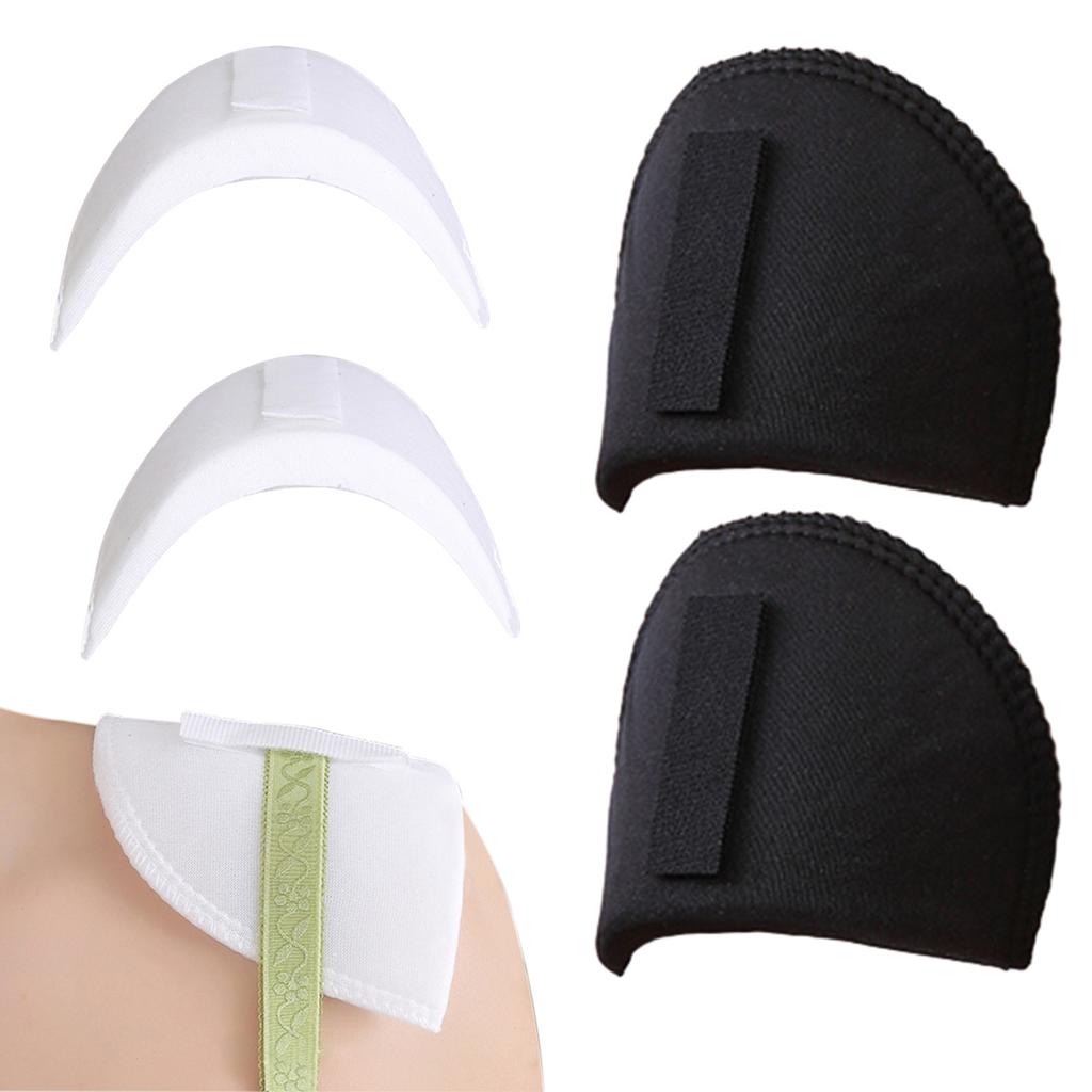 2pairs Kleidung Waschbar Schulter Pad Anti-slip Weichen Schwamm Reusable