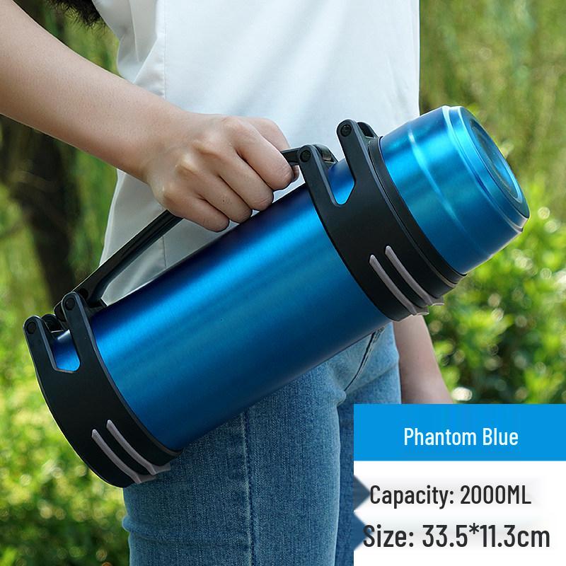 304 Stainless Steel 5L Thermos Flask - Large Capacity, Portable for Men & Women, Outdoor Car Use, Household Hot Water Bottle