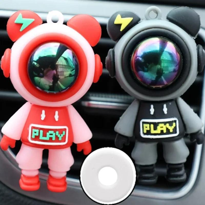Car Air Outlet Perfume Clips Air-Freshener Cartoon Astronaut Air-Conditioning Outlets Aromatherapy Clip Interior Accessories