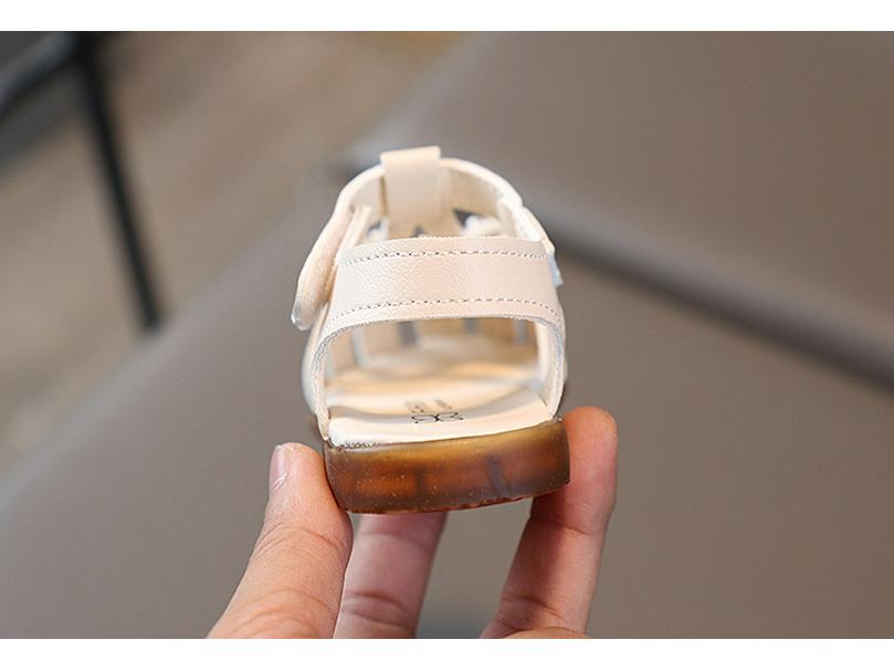 Girls' Princess Bow Knot Sandals: Soft Sole, Non-Slip Baby Shoes for 0-3 Years