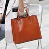 Genuine Leather Large Tote Handbags For Women  Trend Designer Commuter Satchel Shopper Female Shouder Bags