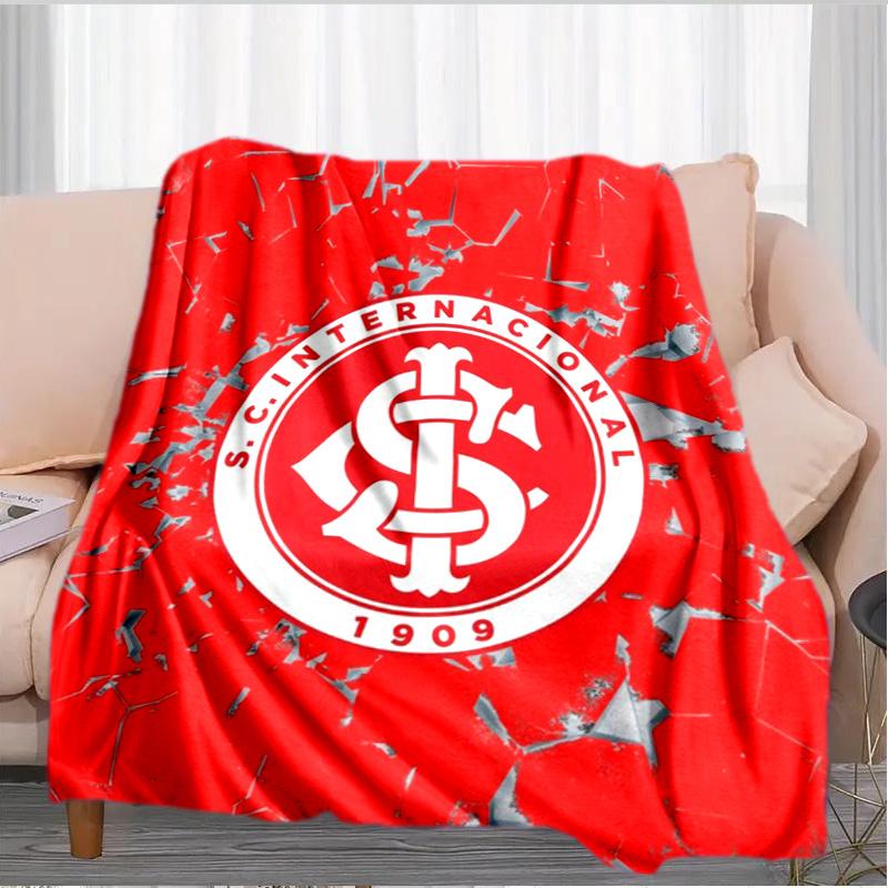 Inter Club Emblem Printed Throws Blanket Soft Flannel Blankets for Couch Bed Gifts for Men Women Picnic Blanket Christmas Gifts