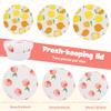 6Pcs Cotton Bowl Covers 3 Sizes Reusable Elastic Cloth Food Storage Bowl Covers for Kitchen Preservation Food Leftover