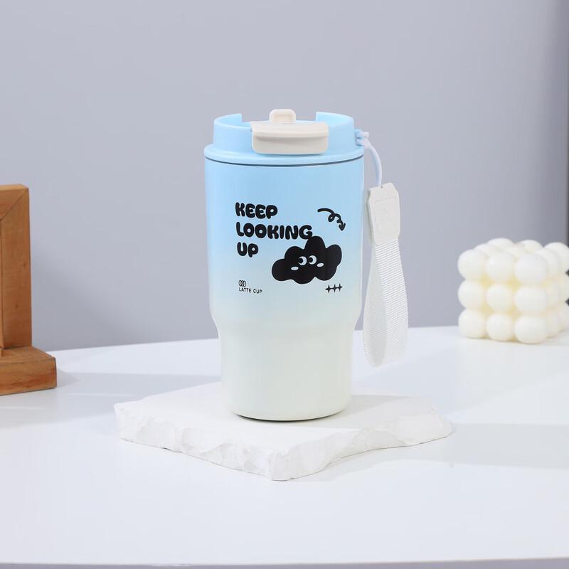 Shangqi 316 Stainless Steel Insulated Coffee Mug Set with Double-Drink Lid