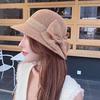 New Summer Bow Sun Hat Ladies Elegant Wide Brim Hat Female Sunscreen Vintage Hats Straw Beach Hat
