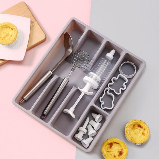 Multi-Compartment Cutlery Drawer Organizer