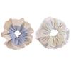 Layered Large Lace Trim Hair Scrunchies Elastic Hair Rope for Girls Ponytail
