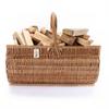 Wicker Basket For Fireplace Wood, Firewood Stand, Small Fireplace Basket, Without Trim/Insert