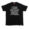I Have Too Many Guitars T-SHIRT Strings Instrument Band Funny Birthday Gift