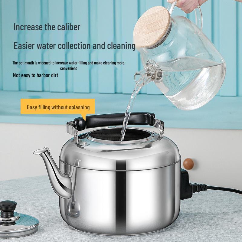 Large Capacity Stainless Steel Electric Kettle and Teapot