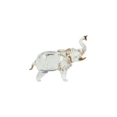 Vergoldungsprozess Kristall Elefantenfiguren Frosch Nashorn Elefant Statue Kristall Löwe Tier Skulptur