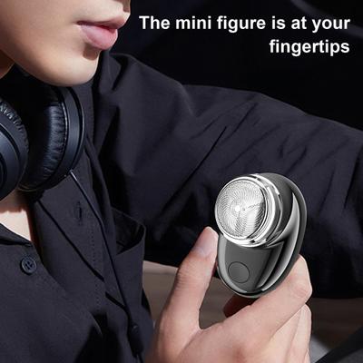 Mini Electric Shaver USB Rechargeable Waterproof Wet Dry Travel Razor Portable Men Beard Trimmer Hair Remover Tool Father Husband Boyfriend Gift