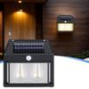 Solar Fence Lights Fence Solar Lights Outdoor Waterproof Wall Lamp Waterproof Motion Sensor Rechargeable Bright Lighting With 3