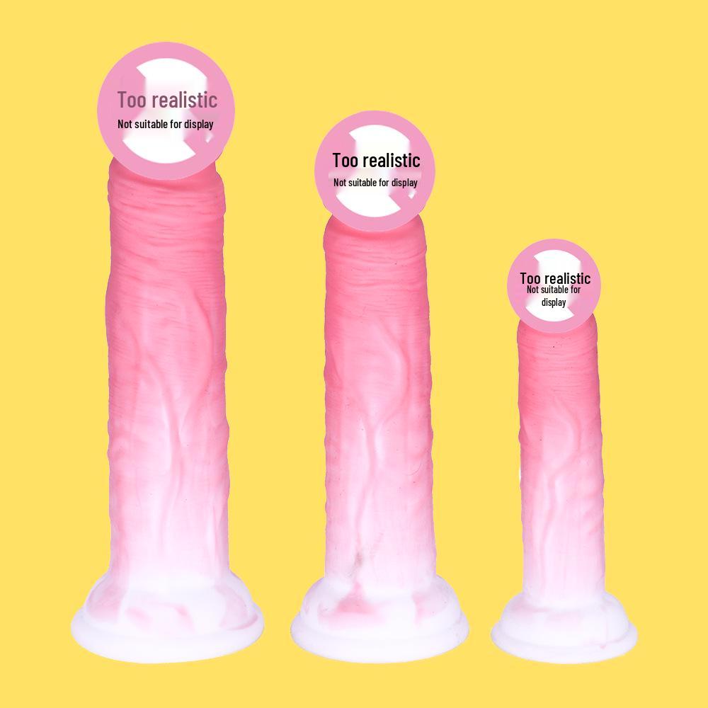 Piccolo Dildo Morbido in Silicone Senza Uovo per Donne - Giocattolo Sessuale Adulto Non Elastico per Masturbazione Piacevole