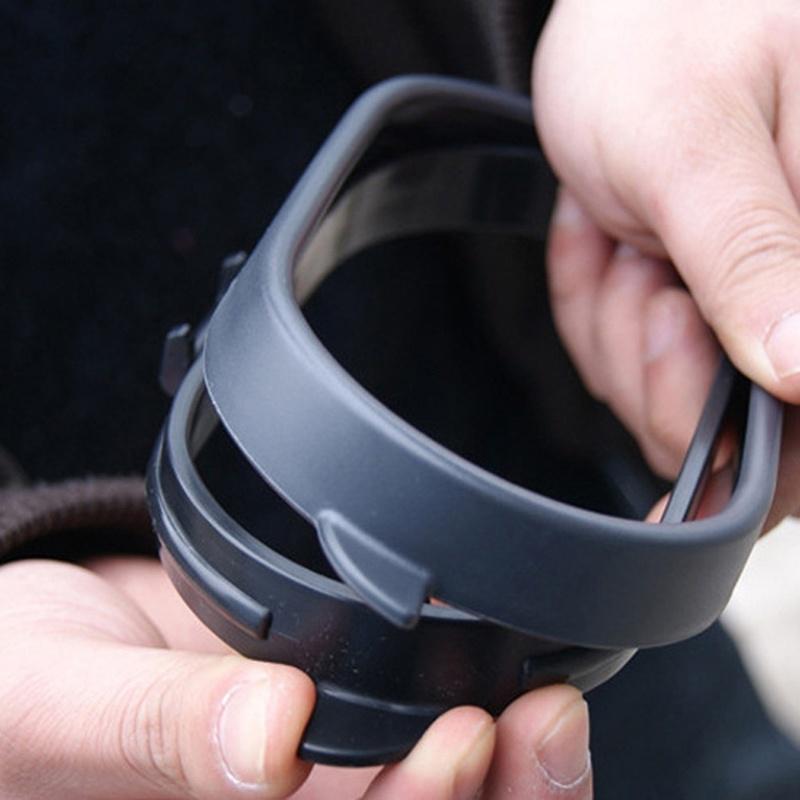 Car Rubbish Bag Plastic Clip Vehicle Garbage Bags Frame Pasted Trash Holder Black Universal