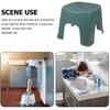 Kichvoe 2pcs Toddler Step Stool Bathroom Stool Toilet Step for Toilet Potty Training and Sink Use Green