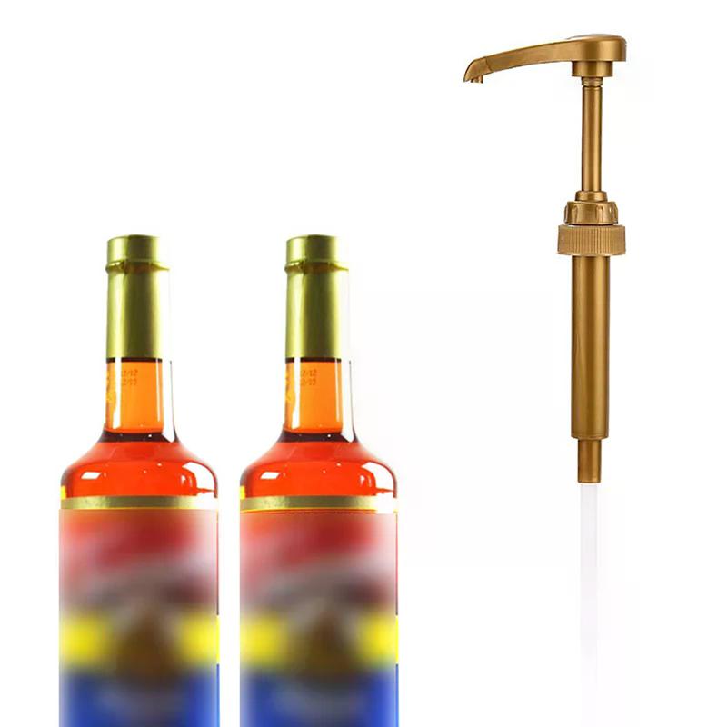 1/5Pcs Coffee 750ML Dispenser Syrup Pump Black Liquid Dispenser for Syrup 10Ml Juice Bottle Dispenser Pump