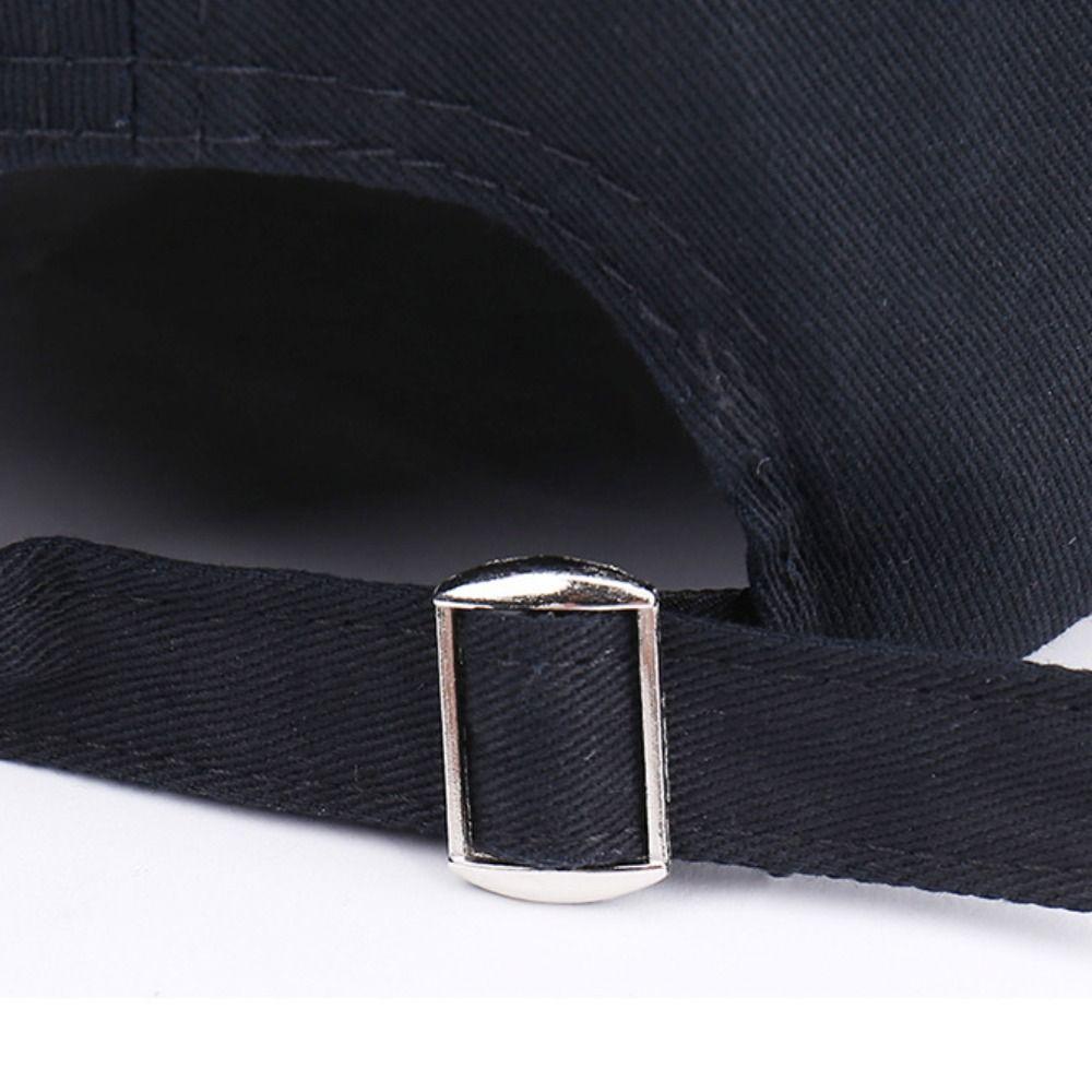 Hiphop Metal Ring Baseball Hat Rivet Peaked Cap Retro Cat Ear Baseball Cap  Men