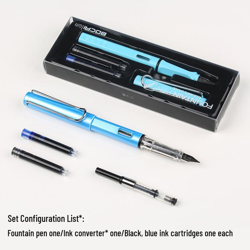 Bo Cai Third Grade Fountain Pen Set: Calligraphy Practice & Posture Correction for Kids