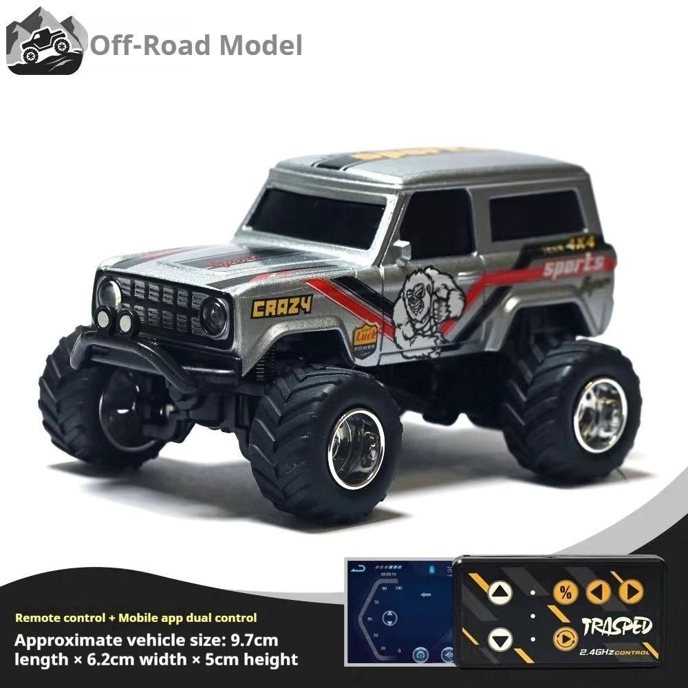 METAL RC Car Mini 1:64 Remote Control Drift Car High-Speed Off-road Climbing Racing Cars Children's Toys Gifts for Kids