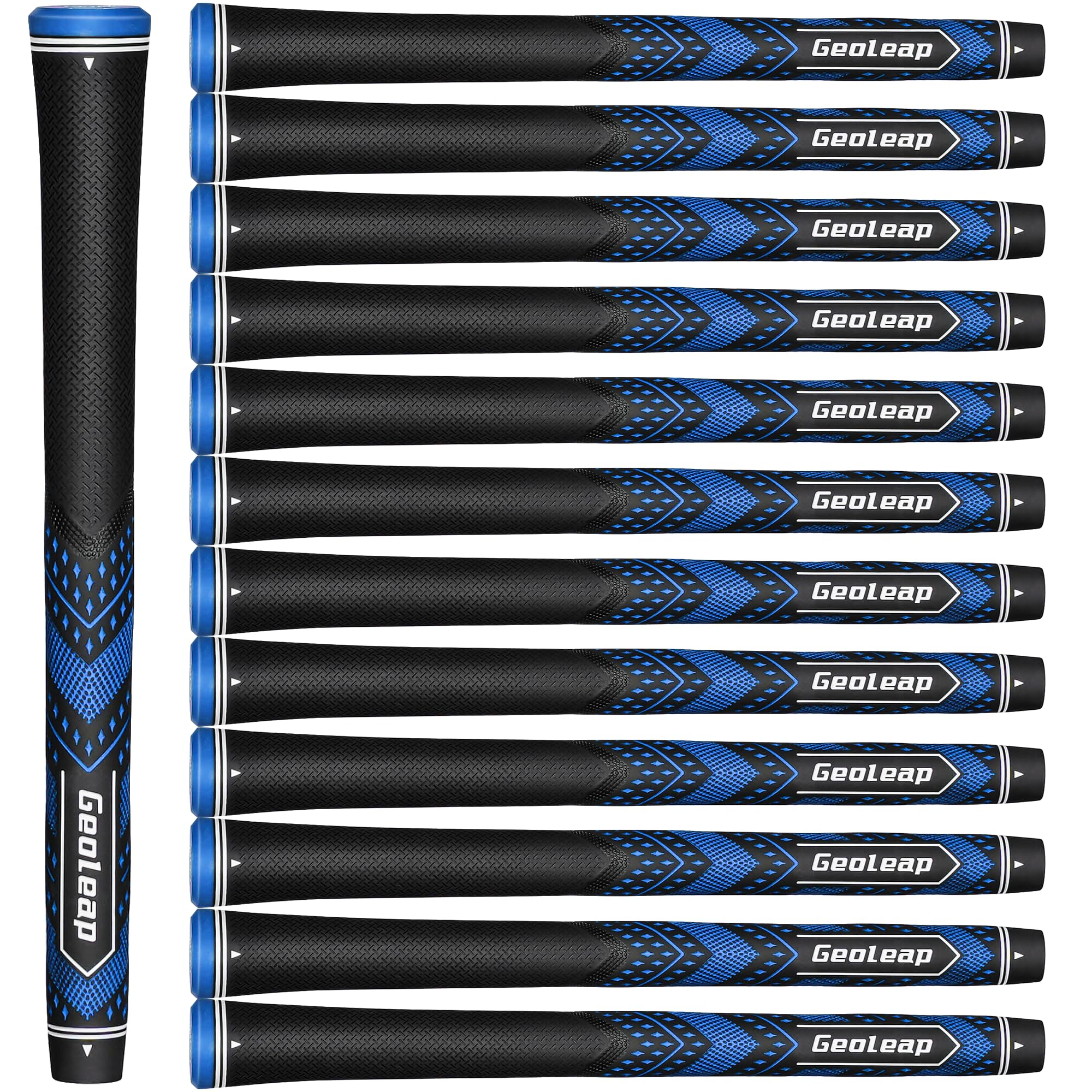 

Набор мягких гольф-грипов Geoleap с уменьшенной конусностью, улучшенным сцеплением и превосходным комфортом, синий, 13 штук - Дизайн, Производительность,