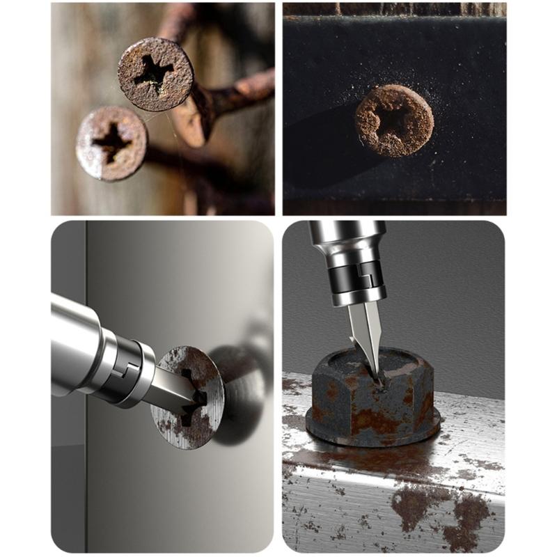 Funktionales Schlagbohrschrauber-Bit-Set Auto-Lock-Spitze Schlagbohrschrauber für einfache Bedienung