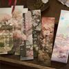 1pc/4pc Jiangshan Painting Series High Beauty Chinese Style Poetry and Painting Student Reading Mark Card Paging Card