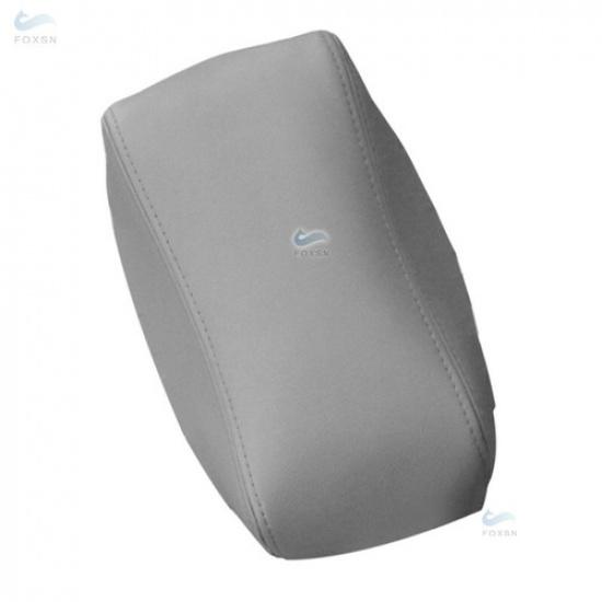 Center Armrest Lid Box LEATHER Cover For Honda Civic 9th Gen 2012 2013-2015 Gray