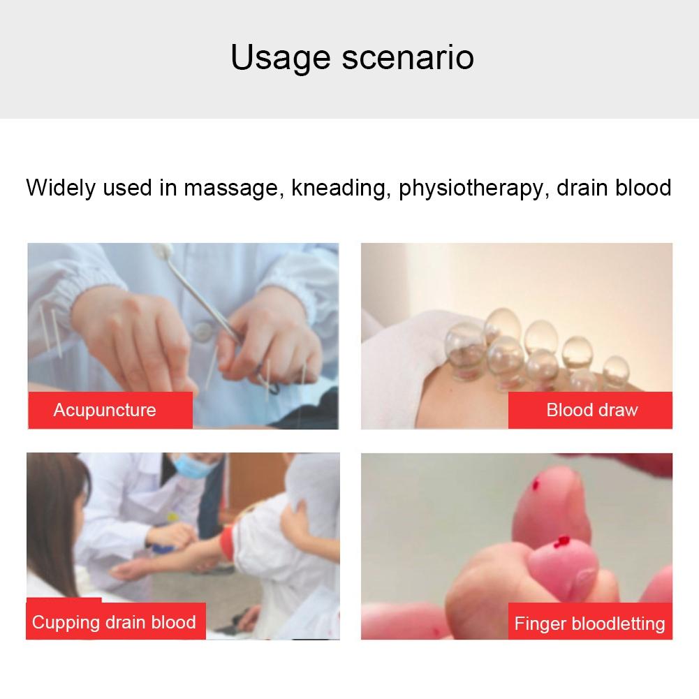 Pure Copper Blood Lancing Pen Cupping Acupuncture Therapy Device Blood Test