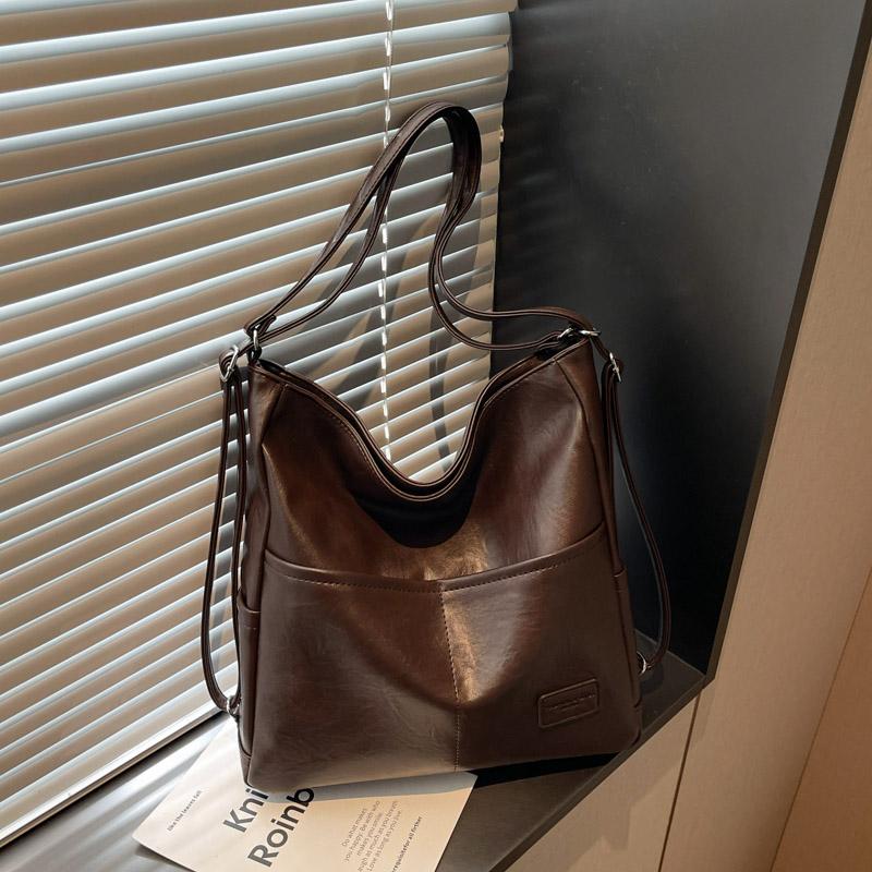Vintage Shoulder Bag Women's Tote Bag Large Capacity Underarm Bag