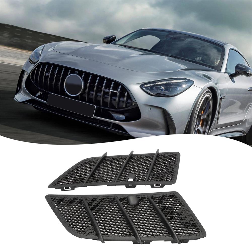 Automotive Pair Hood Air Vent Grille Covers Designed for Mercedes For Benz W164 GL Class 350 450 with Factory Specifications