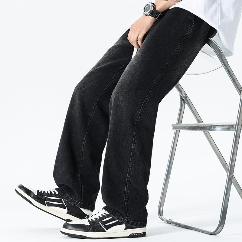 New Spring and Summer Jeans American Loose Straight Casual Versatile Trousers